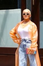 CHRISTINA AGUILERA Out and About in New York 06/27/2023