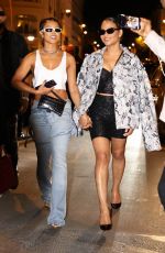 CHRISTINA MILIAN and KARRUECHE TRAN Leaves GQ and Levi