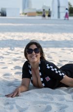 CLAUDIA ROMANI at a Beach in Miami 06/01/2023