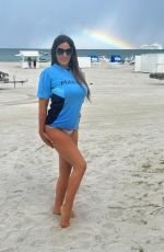 CLAUDIA ROMANI Supports Manchester City in Miami 06/09/2023