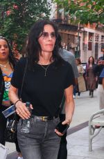 COURTENEY COX Arrive at Her Hotel in New York 05/31/2023