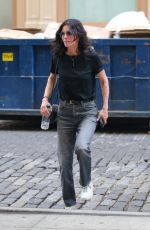 COURTENEY COX Arrive at Her Hotel in New York 05/31/2023