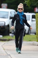 DANIELLE SPENCER Out for Morning Walk in Sydney