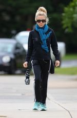 DANIELLE SPENCER Out for Morning Walk in Sydney