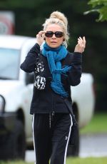 DANIELLE SPENCER Out for Morning Walk in Sydney