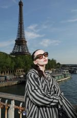 DEOVE CAMERON at Kenzo Menswear SS24 Show in Paris 06/23/2023