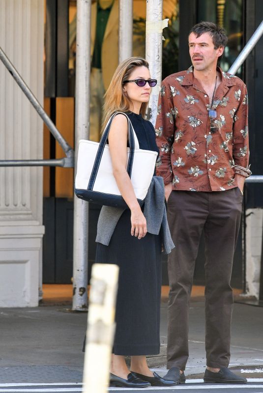DIANNA AGRON and Harold Ancart Out in New York 05/29/2023