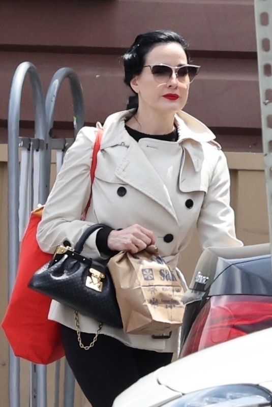 DITA VON TEESE Out Shopping in Los Feliz 06/25/2023