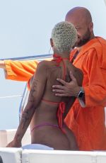 DOJA CAT in Bikini and J Cyrus at a Yacht in Los Cabos 06/09/2023