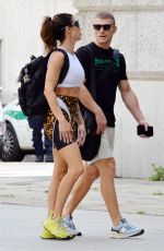 ELISABETTA CANALIS Heading to a Gym in Milan 06/17/2023
