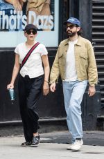 ELIZABETH OLSEN and Robbie Arnet Out in New York 06/12/2023