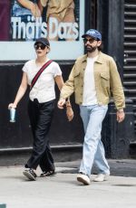 ELIZABETH OLSEN and Robbie Arnet Out in New York 06/12/2023