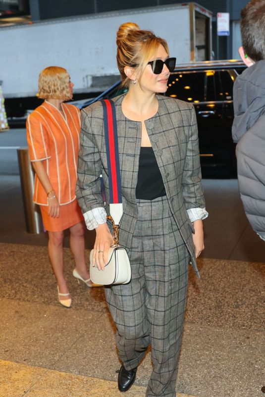 ELIZABETH OLSEN Arrives at Today Show in New York 06/14/2023