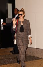 ELIZABETH OLSEN Out Doing Promotion in New York 06/14/2023