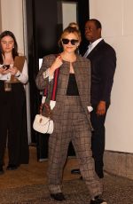 ELIZABETH OLSEN Out Doing Promotion in New York 06/14/2023