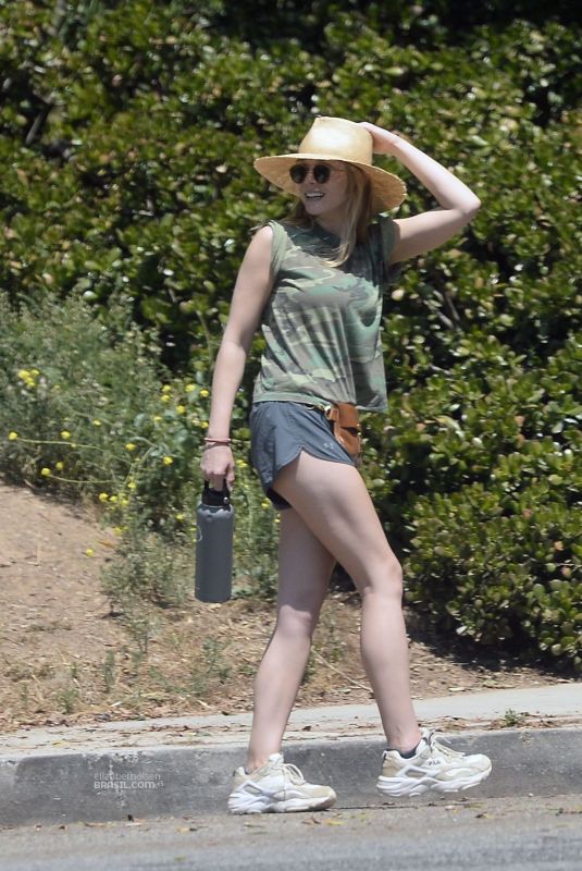 ELIZABETH OLSEN Out Hiking in Los Angeles 06/25/2023