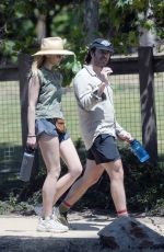 ELIZABETH OLSEN Out Hikinig in Los Angeles 06/25/2023