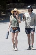 ELIZABETH OLSEN Out Hikinig in Los Angeles 06/25/2023