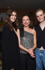 ELLE FANNING, BEL POWLEY and KAIA GERBER at Small Light Screening and Cocktails in West Hollywood 06/15/2023