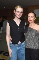 ELLE FANNING, BEL POWLEY and KAIA GERBER at Small Light Screening and Cocktails in West Hollywood 06/15/2023