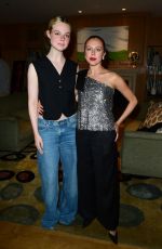 ELLE FANNING, BEL POWLEY and KAIA GERBER at Small Light Screening and Cocktails in West Hollywood 06/15/2023