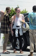 ELLE FANNING Leaves Yoga Session in Los Angeles 06/20/2023
