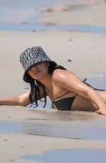 EMERAUDE TOUBIA in Bikini at a Beach in Miami 06/14/2023