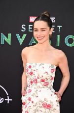 EMILIA CLARKE at Secret Invasion Launch Event in Los Angeles 06/13/2023