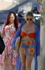 EMILY ATACK in Bikini and MOLLY ROBINSON Out for Lunch at El Chiringuito Cala Gracioneta in Ibiza 06/11/2023