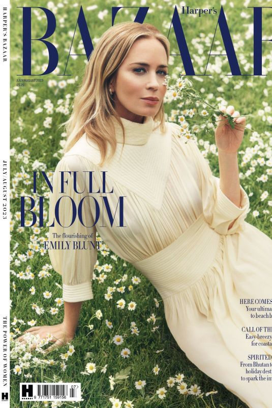 EMILY BLUNT in Harper’s Bazaar UKI, July/august 2023