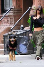 EMILY RATAJKOWSKI Out Walks Her Dog in New York 06/21/2023