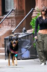 EMILY RATAJKOWSKI Out Walks Her Dog in New York 06/21/2023