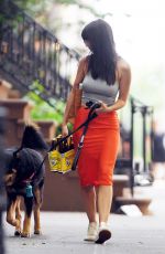 EMILY RATAJKOWSKI Out with Her Dog in New York 06/18/2023