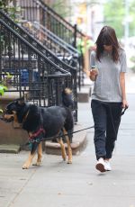 EMILY RATAJKOWSKI Out with her Dog in New York 06/20/2023