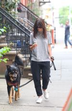 EMILY RATAJKOWSKI Out with her Dog in New York 06/20/2023