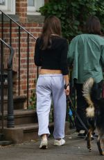 EMILY RATAJKOWSKI Out with Her Dog in New York 06/23/2023