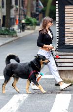 EMILY RATAJKOWSKI Out with Her Dog in New York 06/23/2023