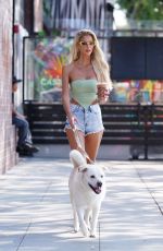 EMMA HERNAN Out with Her Dog a tKreation Organic Juicery in West Hollywood 06/16/2023