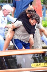 EMMA WATSIN and Ryan Kohn at Piggyback Ride at Venice Lido 06/05/2023