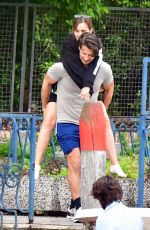 EMMA WATSIN and Ryan Kohn at Piggyback Ride at Venice Lido 06/05/2023