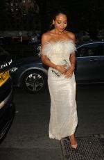 EMMA WEYMOUTH Arrives at Annabels 60th Birthday in London 06/09/2023