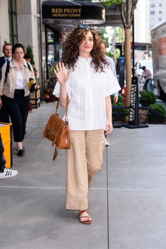EMMY ROSSUM Out and About in New York 05/31/2023