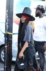 ERYKAH BADU at a Meet and Greet in Sacramento 06/19/2023