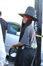 ERYKAH BADU at a Meet and Greet in Sacramento 06/19/2023