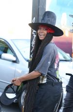 ERYKAH BADU at a Meet and Greet in Sacramento 06/19/2023