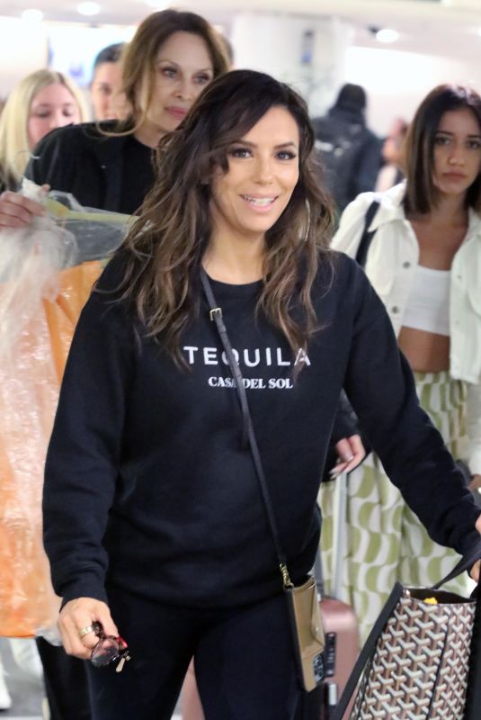 EVA LONGORIA Arrives at Miami International Airport 06/06/2023