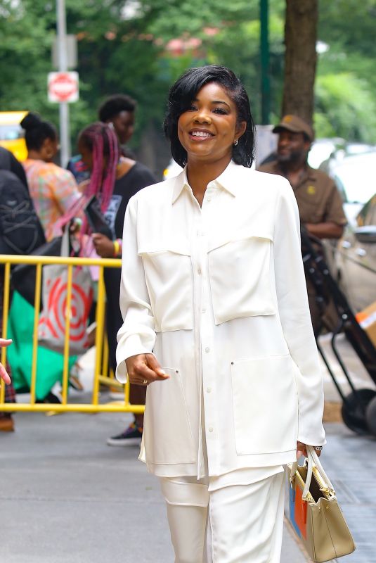 GABRIELLE UNION Arrives at ABC Studios in New York 06/14/2023