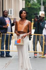 GABRIELLE UNION Arrives at The View Studios in New York 06/14/2023