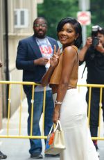 GABRIELLE UNION Arrives at The View Studios in New York 06/14/2023