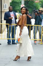 GABRIELLE UNION Arrives at The View Studios in New York 06/14/2023